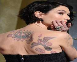The actress is a tattoo freak and has many tattoos such as large floral design on her back, Pema Chödrön quote on her ribs.